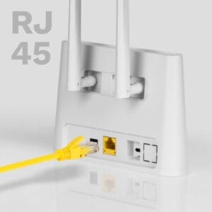 Brezžični WIFI LTE 4G modem router dostopna točka bel