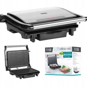 1500W inox toaster in kontaktni žar za sendviče panini žar