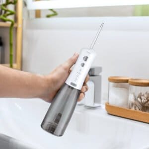 Aku. 1500mAh brezžična zobna prha bela 350ml EASY CARE