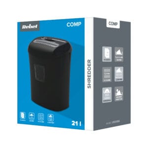380W uničevalnik papirja A4 kartic CD-jev 21L