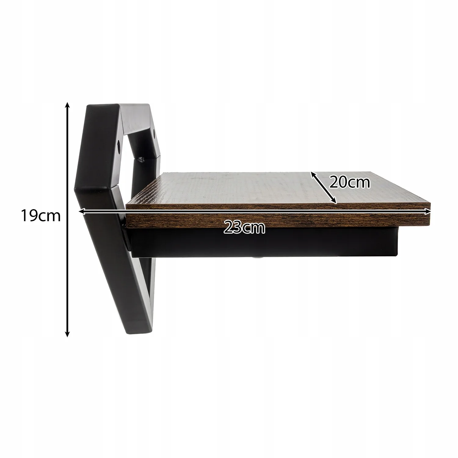 Univerzalna MDF dekorativna viseča stenska polica 20cm - Image 11