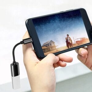 Adapter USB C na USB 3.0 OTG 11cm črn