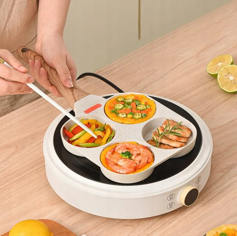 a person cooking food on a small plate