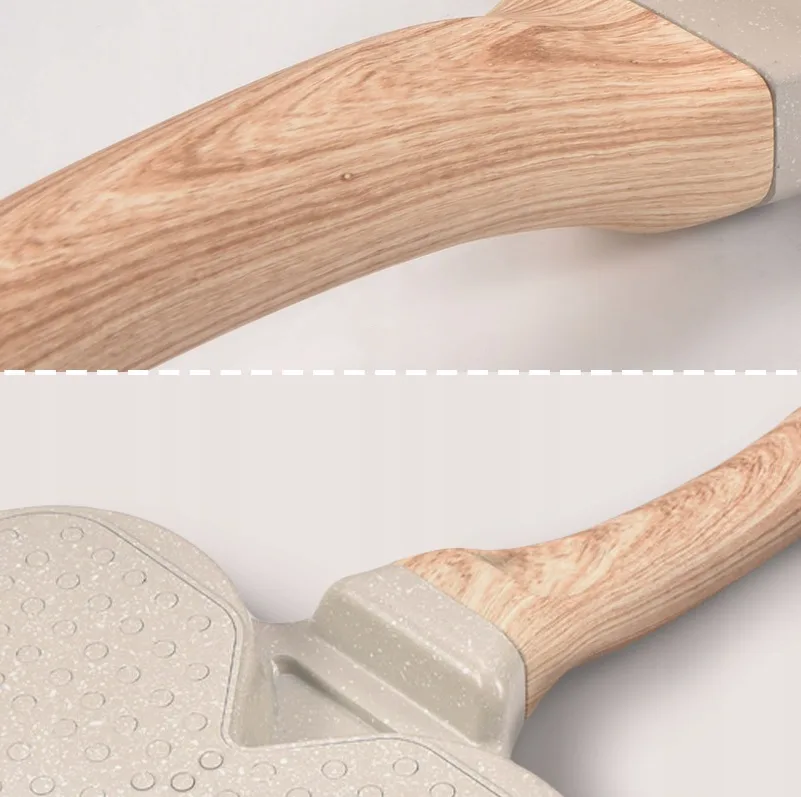 a close up of a wooden handle