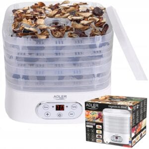 a food dehydrator with a box