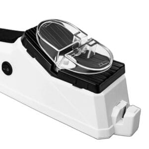 a black and white sharpener