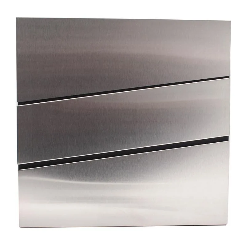 a silver square with black lines