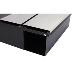 a black and silver box