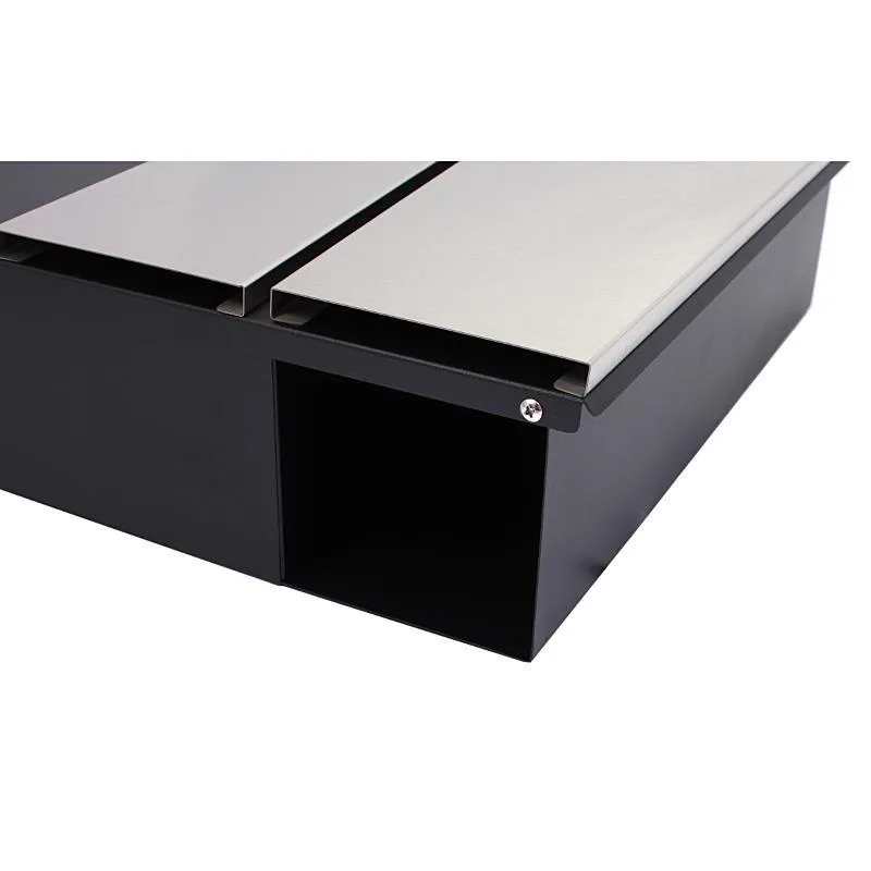 a black and silver box