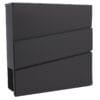 a black chest of drawers