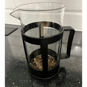 Steklena posoda s stiskalnim filtrom za kavo ali čaj 1000ml Frenchpress