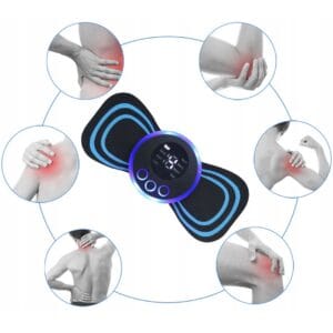 Aku. mini masažni elektrostimulator za vrat EMS masažer USB