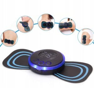 Aku. mini masažni elektrostimulator za vrat EMS masažer USB