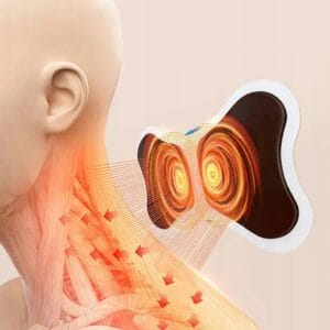 Aku. mini masažni elektrostimulator za vrat EMS masažer USB