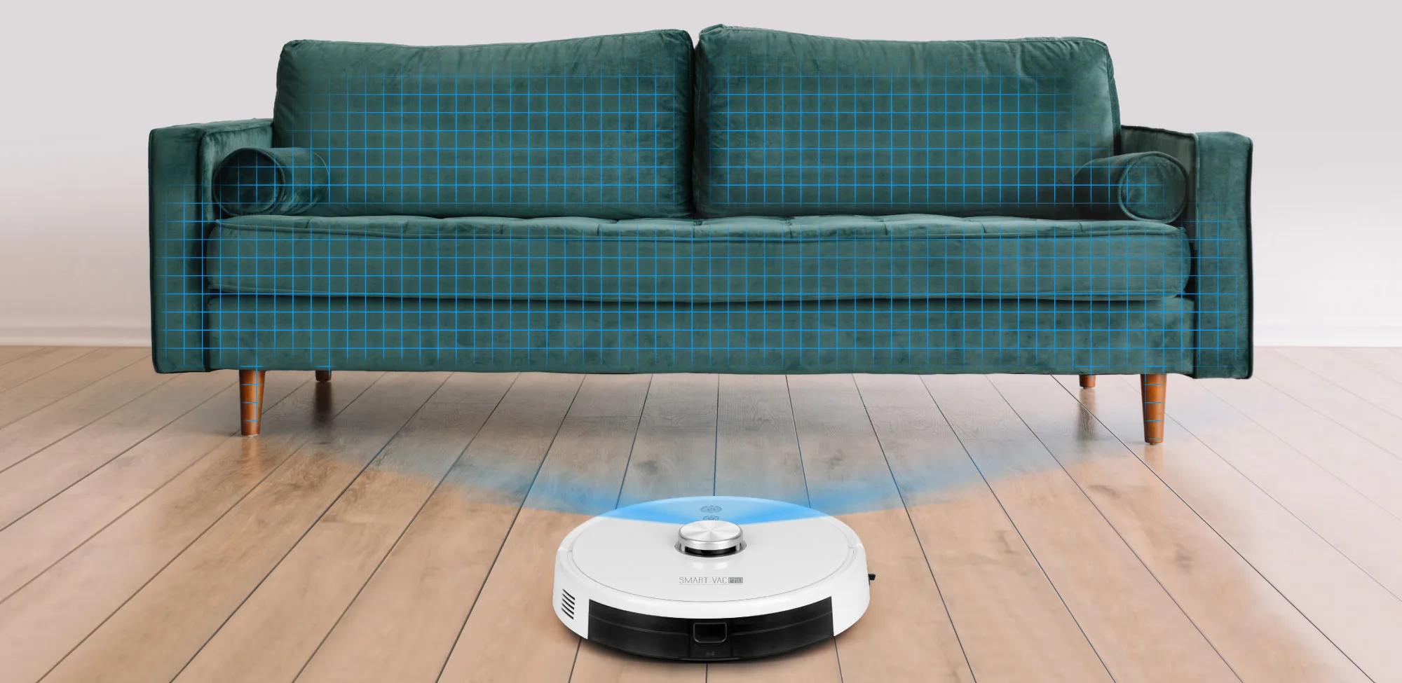 2v1 aku. HEPA mokro suhi robotski sesalnik SMART VAC PRO Tuya LDS TOF - Image 12