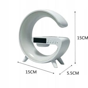 3v1 aku LED RGB svetilka bluetooth zvočnik budilka in polnilec USB AKCIJA