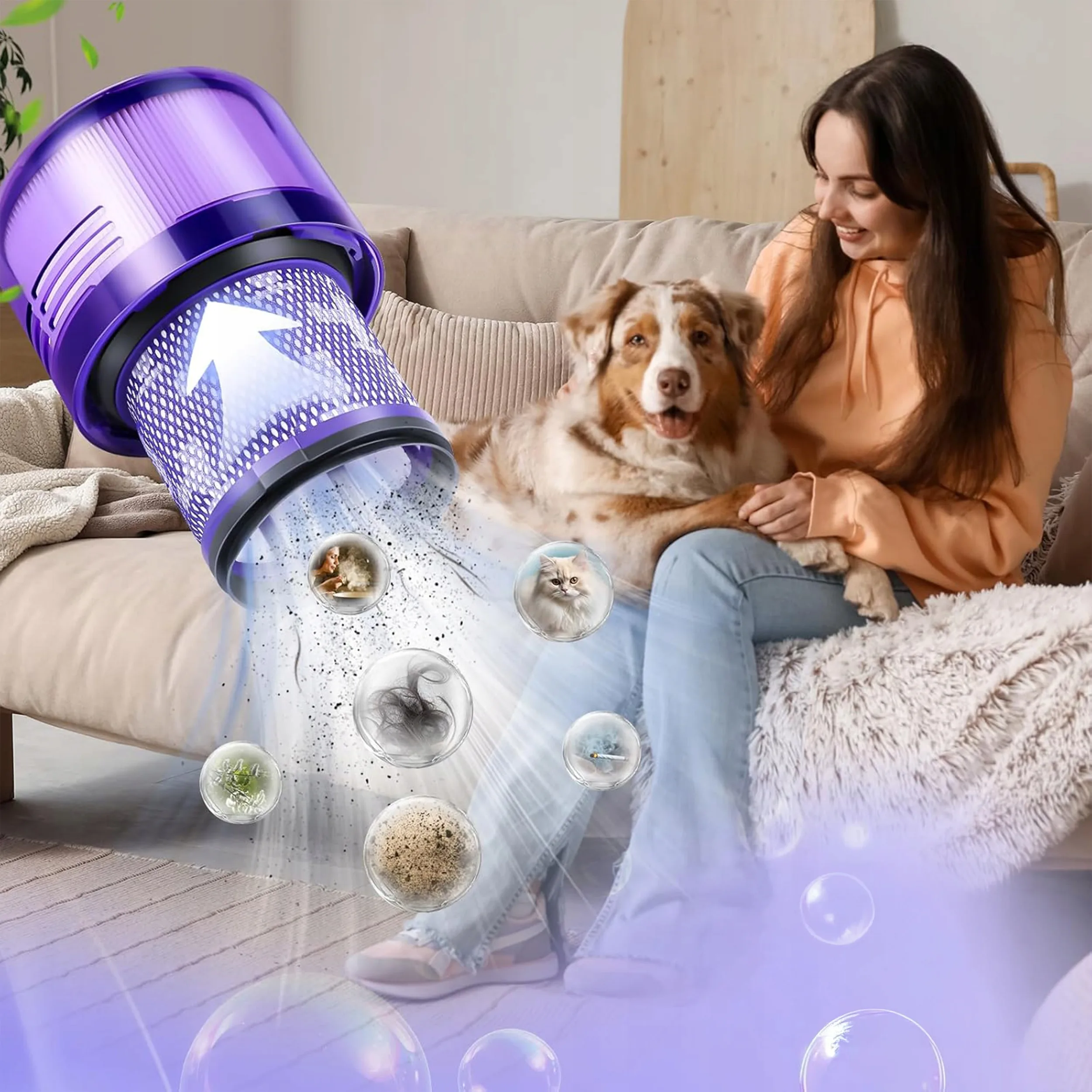 2x nadomestni pralni HEPA filter za DYSON modele V11 in V15 Detect Absolute - Image 2