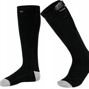 Set univerzalnih črnih električno ogrevanih nogavic 36-44 USB 4000mah