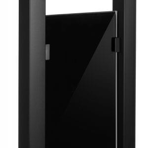 3v1 set inox stekleno stojalo in držalo za WC papir in ščetko