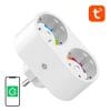 Dvojna pametna WiFi vtičnica do 3680W Tuya Alexa Google Assistant