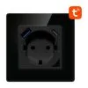 [ "Crna pametna WiFi zidna utičnica 16A s 2xUSB, TUYA, Alexa Google Assistantom" ]