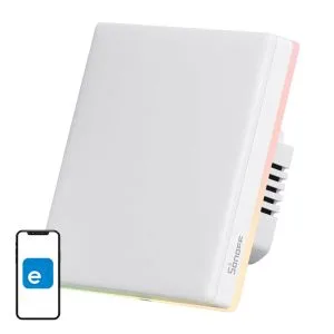 Pametno LED RGB WiFi stensko stikalo touch TX T5 1C eWeLink 1-kanalno AKCIJA