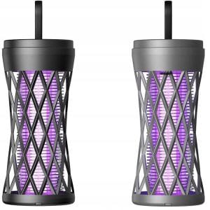 Aku. UV LED odganjalec prenosna svetilka uničevalec insektov 14cm AKCIJA 18 Prenosna UV LED svetilka uničevalec insektov