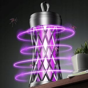 Aku. UV LED odganjalec prenosna svetilka uničevalec insektov 14cm AKCIJA 20 Aku prenosna UV LED svetilka uničevalec insektov