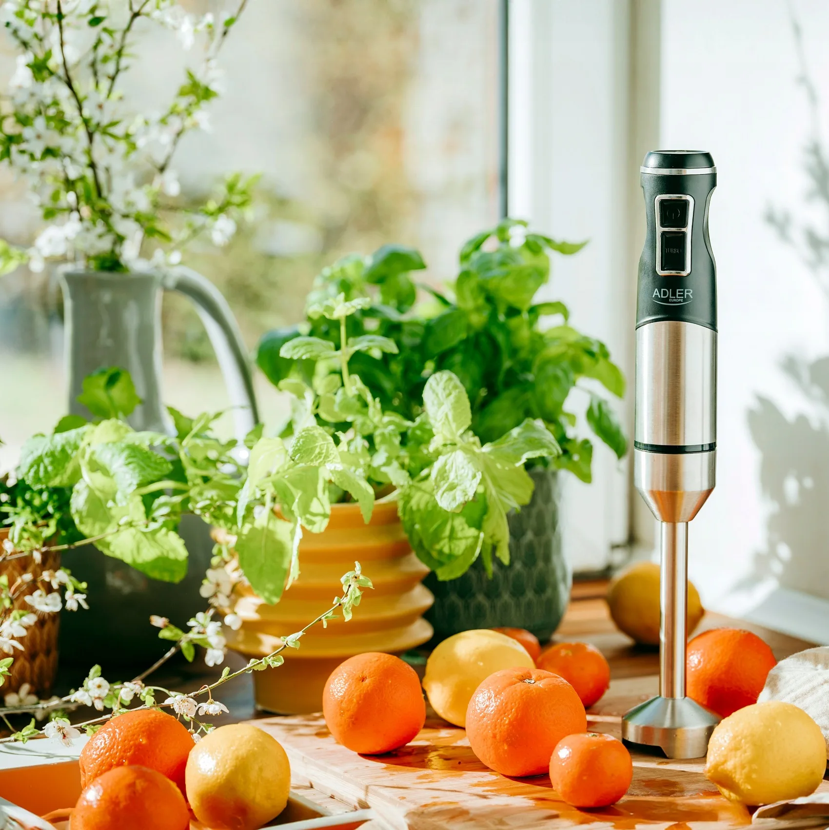1500W inox ročni palični mešalnik in blender TURBO funkcija AKCIJA - Image 2