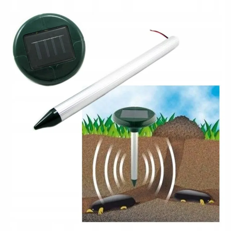 Set 2x solarni aku. 600mAh LED odganjalec voluharjev miši in krtov do 1000m2 - Image 10