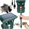 Ultrazvučna baterija. 2000mAh LED tjerač životinja i ptica sa senzorom pokreta