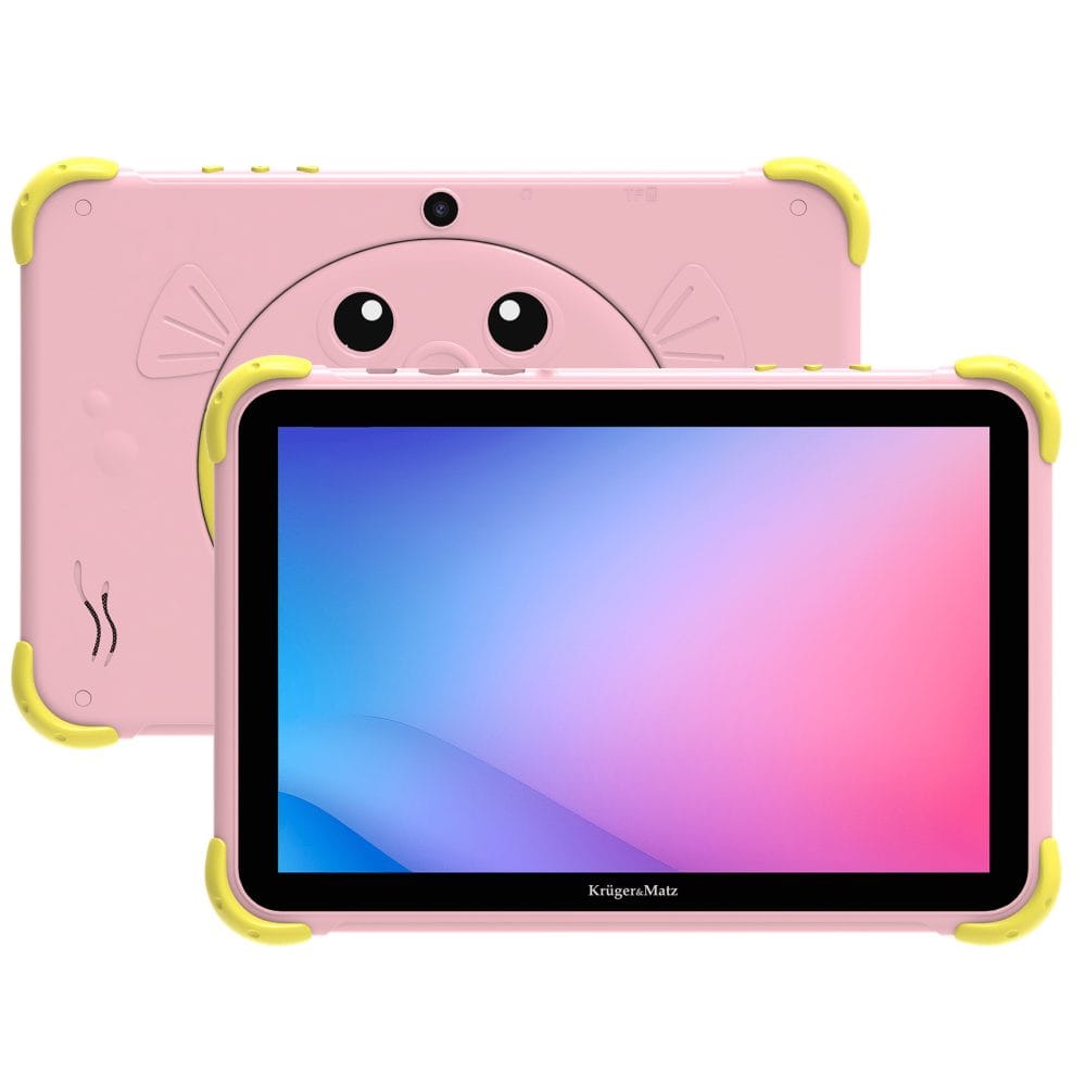 5Mpx mobilna otroška tablica 4G LTE SIM 64GB Android 13 BT FUN 1008 roza