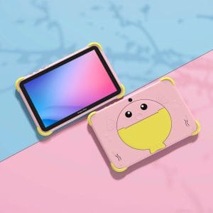 5Mpx mobilna otroška tablica 4G LTE SIM 64GB Android 13 BT FUN 1008 roza