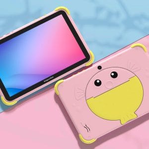 5Mpx mobilna otroška tablica 4G LTE SIM 64GB Android 13 BT FUN 1008 roza