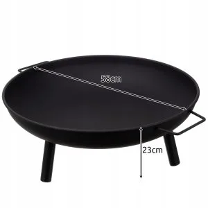 Alternativni prikaz vrtnog željeznog ognjišta 60 cm