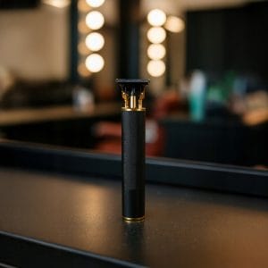 Inox akumulatorski LCD brivnik in strižnik za lase in brado USB črn