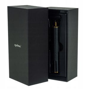 Inox akumulatorski LCD brivnik in strižnik za lase in brado USB črn