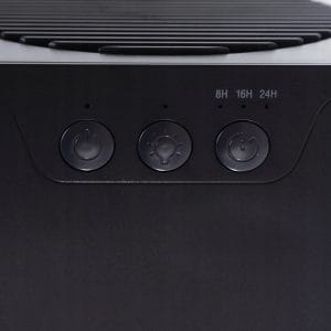 LED RGB 36W razvlaževalec in absorber vlage 1400ml črn