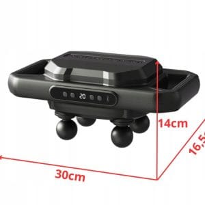 Aku. močan masažer za telo s 4 glavami masažni aparat USB