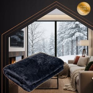 85W električna pralna grelna odeja 180x130cm črna