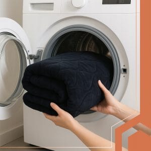 85W električna pralna grelna odeja 180x130cm črna