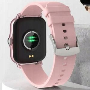 Aku. unisex športna pametna ura touch 2 pasova Bluetooth FitPro roza