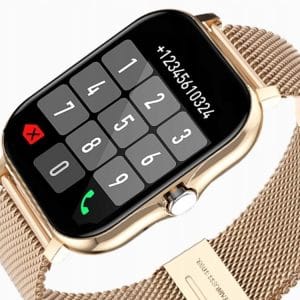 Aku. unisex športna pametna ura touch 2 pasova Bluetooth FitPro zlata 27 Zlata unisex športna pametna ura z dvema pasovoma