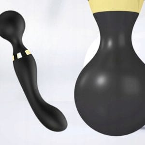 Aku. vodoodporni silikonski vibracijski masažer za telo USB 20 funkcij