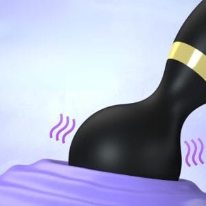 Aku. vodoodporni silikonski vibracijski masažer za telo USB 20 funkcij