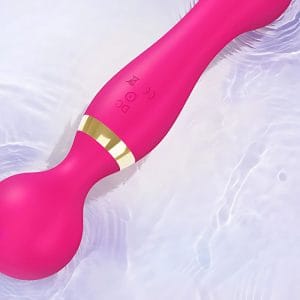 Aku. vodoodporni silikonski vibracijski masažer za telo USB 20 funkcij