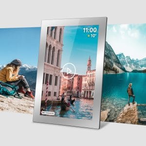 10,1-palčni FRAMEO digitalni okvir z zvočnikom in ogledalom