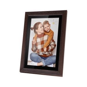 Touch digitalni foto okvir FRAMEO Wi-Fi zvočnik 15,6'' les + APP 27 Lesen digitalni foto okvir FRAMEO 15,6 palca z Wi-Fi zvočnikom