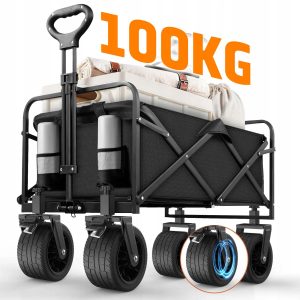 Zložljiv transportni voziček buggy za plažo in kampiranje 88cm 21 Zložljiv transportni voziček buggy za plažo in kampiranje 88cm