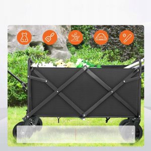 Zložljiv transportni voziček buggy za plažo in kampiranje 88cm 16 Zložljiv transportni voziček buggy za plažo in kampiranje 88cm